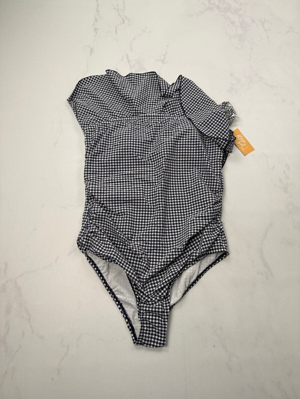 Kona Sol Swimsuit One Piece Navy Modern Classic Style - Womens 16W NWT